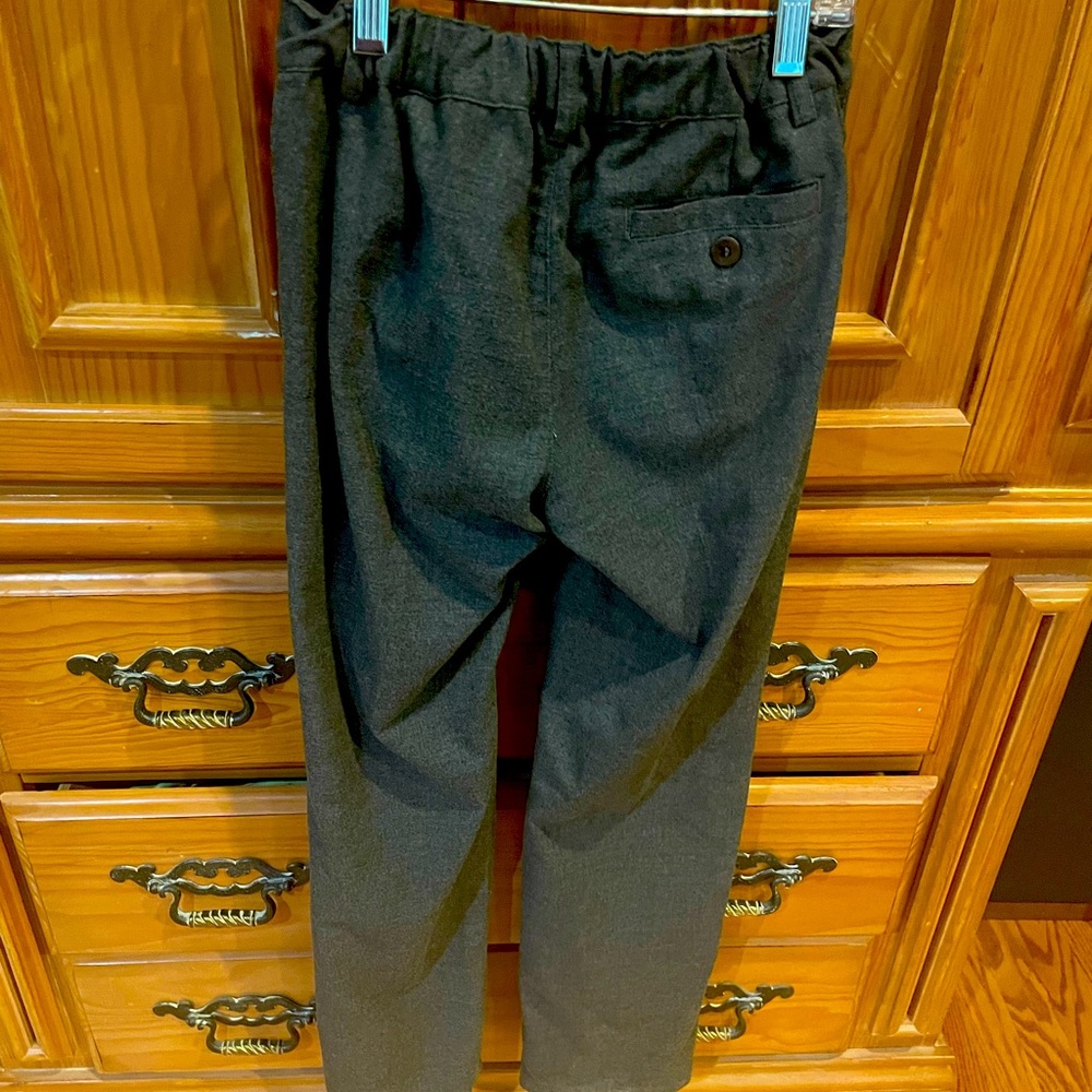 Boys gray wool dress pants, size 10, Il Gufo
